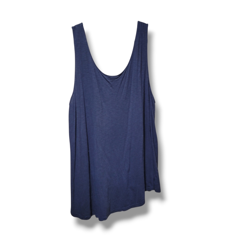 Torrid Plus Size 4, Distressed Floral Hi-Lo Tank Top - Picture 2 of 6